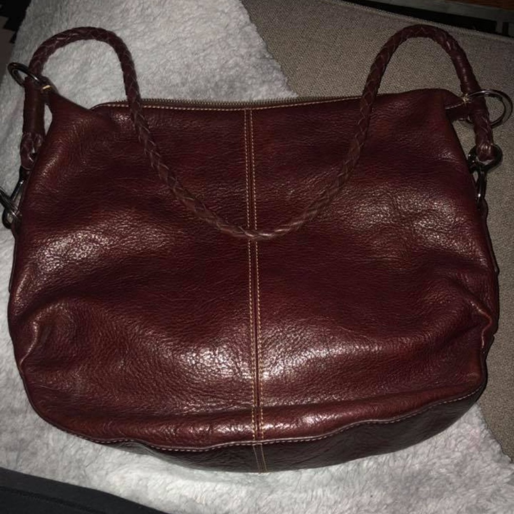 Etienne Aigner Brown Leather Handbag